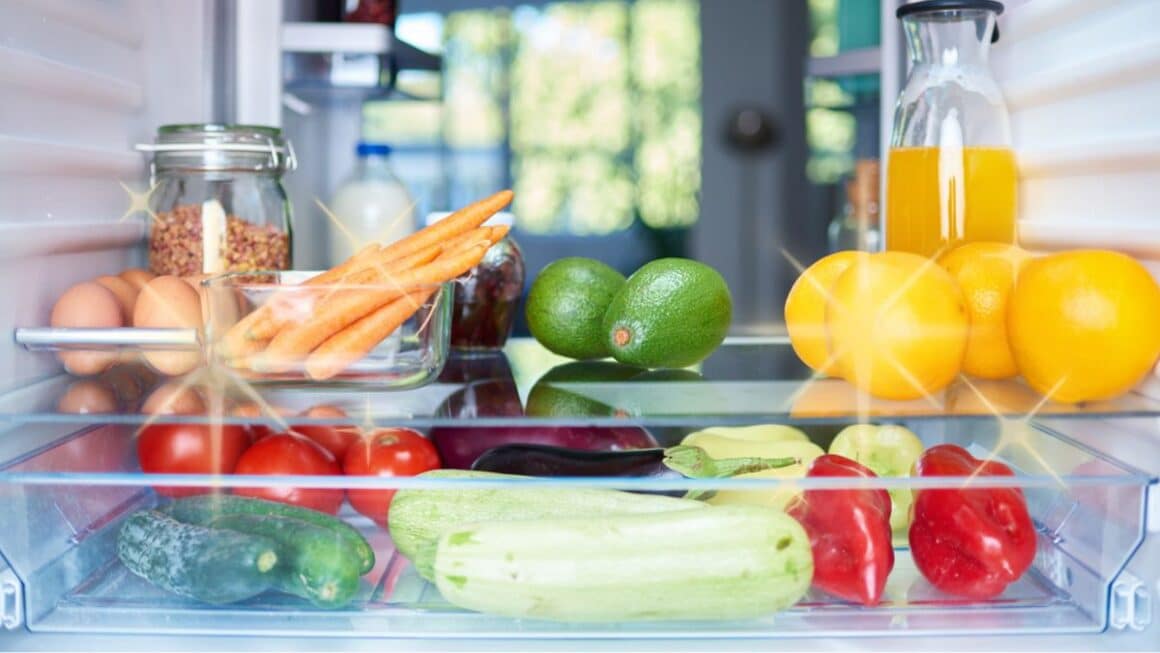 Les légumes dans le frigo