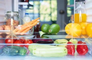 Les légumes dans le frigo